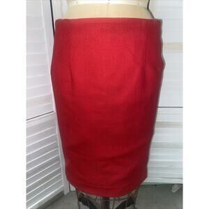 Vintage Pendleton Women’s Vintage Wool Straight Pencil Skirt Red 32” Large